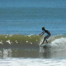 Competitor, Noosa Festival of Surfing, Noosa Main Beach, Noosa Heads, 14 March 2013