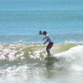 Competitor, Noosa Festival of Surfing, Noosa Main Beach, Noosa Heads, 14 March 2013