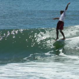 Competitor, Noosa Festival of Surfing, Noosa Main Beach, Noosa Heads, 14 March 2013