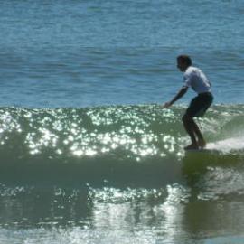 Competitor, Noosa Festival of Surfing, Noosa Main Beach, Noosa Heads, 14 March 2013
