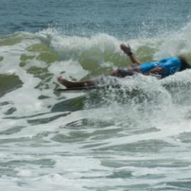 Competitor, Noosa Festival of Surfing, Noosa Main Beach, Noosa Heads, 14 March 2013