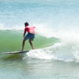 Competitor, Noosa Festival of Surfing, Noosa Main Beach, Noosa Heads, 14 March 2013