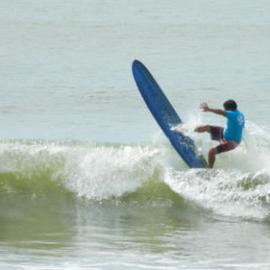 Competitor, Noosa Festival of Surfing, Noosa Main Beach, Noosa Heads, 14 March 2013