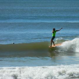 Competitor, Noosa Festival of Surfing, Noosa Main Beach, Noosa Heads, 15 March 2013