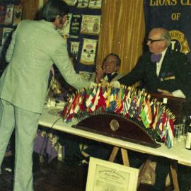 Dinner meeting to establish Noosa Heads Lions Club, Noosa Heads Hotel, 26 February 1974