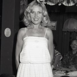 Noosa Ladies Lions fashion parade, Chantilly Restaurant, Noosa Heads, ca 1974
