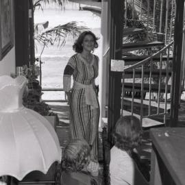 Noosa Ladies Lions fashion parade, Chantilly Restaurant, Noosa Heads, ca 1974