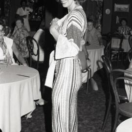 Noosa Ladies Lions fashion parade, Chantilly Restaurant, Noosa Heads, ca 1974