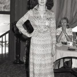 Noosa Ladies Lions fashion parade, Chantilly Restaurant, Noosa Heads, ca 1974