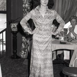 Noosa Ladies Lions fashion parade, Chantilly Restaurant, Noosa Heads, ca 1974