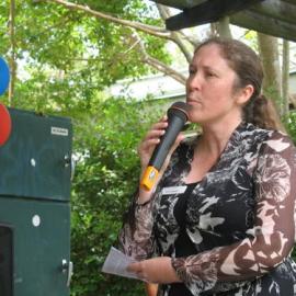 Kerri Contini, Library Manager, Noosaville Library and Noosa Leisure Centre 15th Birthday, Wallace Park, Noosaville, December 2008