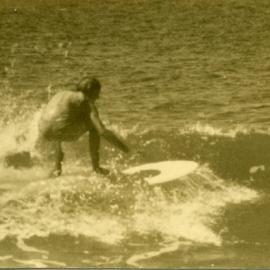 Graham Black, first Noosa Surfing Championships, Sunshine Beach, 7-8 September 1968