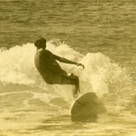 Graham Black, first Noosa Surfing Championships, Sunshine Beach, 7-8 September 1968