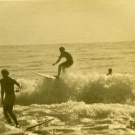 Bob Aken, First Point, Noosa Heads, ca September 1968