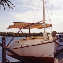 In the slips, 'Jannett', Noosa River, Noosaville, ca 1990s