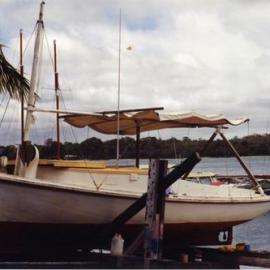 In the slips, 'Jannett', Noosa River, Noosaville, ca 1990s