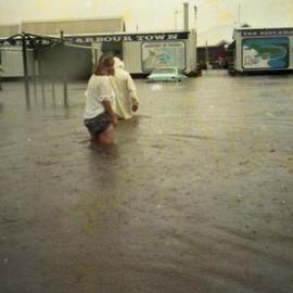 Flooding, Harbour Town, Tewantin, 1992