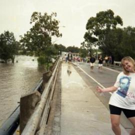 Flooding, Doonella Bridge, Tewantin, 1992