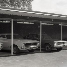 Carport, Pine Trees Motel, Hastings Street, Noosa Heads, August 1974
