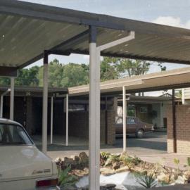 Carport, Pine Trees Motel, Hastings Street, Noosa Heads, August 1974
