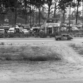Car racing, speedway meeting, Caboolture, March 1973