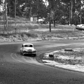 Car racing, speedway meeting, Caboolture, March 1973