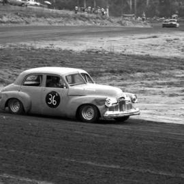 Car racing, speedway meeting, Caboolture, March 1973