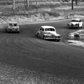 Car racing, speedway meeting, Caboolture, March 1973