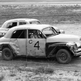 Car racing, speedway meeting, Caboolture, March 1973