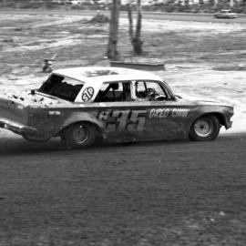 Car racing, speedway meeting, Caboolture, March 1973