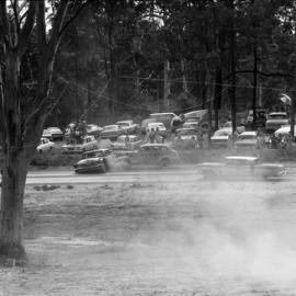 Car racing, speedway meeting, Caboolture, March 1973