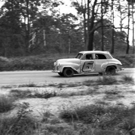 Car racing, speedway meeting, Caboolture, ca May 1973
