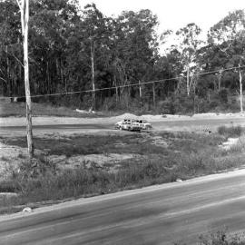 Car racing, speedway meeting, Caboolture, ca May 1973