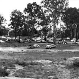 Car racing, speedway meeting, Caboolture, March 1973