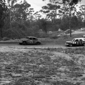 Car racing, speedway meeting, Caboolture, March 1973
