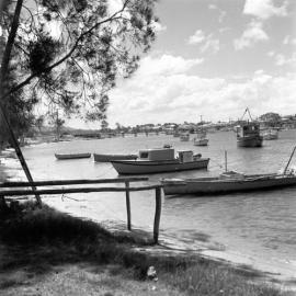 Boats at rest, Noosa River, Noosaville, ca 1972