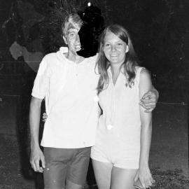 Attendees, Christmas Eve Mardi Gras, Poinciana Avenue, Tewantin, 24 December 1969