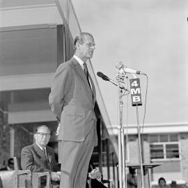 Duke of Edinburgh, Duke of Edinburgh Gold Awards ceremony, Maryborough, 24 October 1973