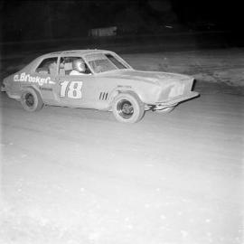 Car racing, Sunshine Coast Speedway, Wappa Falls Road, Yandina, ca November 1973