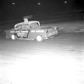 Car racing, Sunshine Coast Speedway, Wappa Falls Road, Yandina, ca November 1973