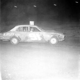 Car racing, Sunshine Coast Speedway, Wappa Falls Road, Yandina, ca November 1973