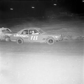 Car racing, Sunshine Coast Speedway, Wappa Falls Road, Yandina, ca November 1973