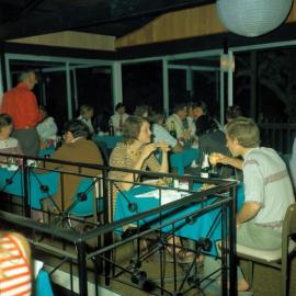 Diners, Mikado Motor Inn, Rainbow Beach, ca October 1974
