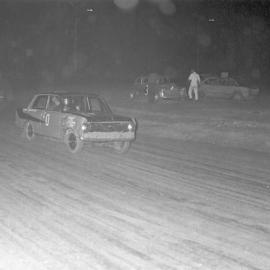 Car racing, Sunshine Coast Speedway, Wappa Falls Road, Yandina, 22 September 1973
