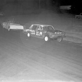 Car racing, Sunshine Coast Speedway, Wappa Falls Road, Yandina, 22 September 1973