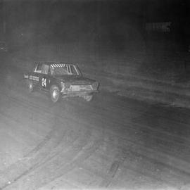 Car racing, Sunshine Coast Speedway, Wappa Falls Road, Yandina, 22 September 1973