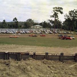 Car racing, Sunshine Coast Speedway, Wappa Falls Road, Yandina, May 1974
