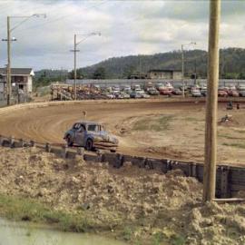 Car racing, Sunshine Coast Speedway, Wappa Falls Road, Yandina, May 1974