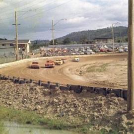 Car racing, Sunshine Coast Speedway, Wappa Falls Road, Yandina, May 1974