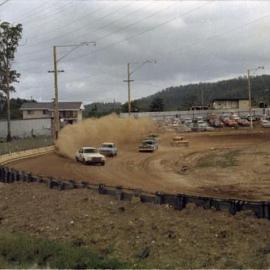Car racing, Sunshine Coast Speedway, Wappa Falls Road, Yandina, May 1974